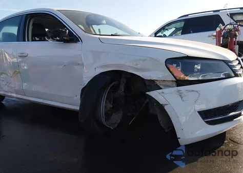 2012 Volkswagen Passat 2.5L Se z USA, uszkodzony, nr VIN 1VWBH7A3XCC049077